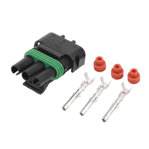 

Комплект разъемов для электрических проводов INFINAUTO с 3 контактами, 2,5 мм, корпус кабельного терминала для автомобиля, автофургона, грузовика, черный, зеленый, 1 комплект