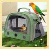 Portable Bird Parrot Cage Carrier Breathable Travel Bag with Perch Tray Curtain - Backpack Style Birdcage for Easy Transport