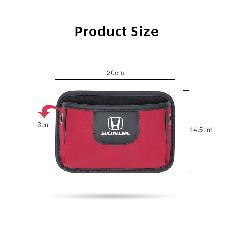 Car Door Storage Bag Interior Organizer Tidying Box Tools For Honda Civic Fit Jazz Accord Pilot CRV Odyssey Passport City HRV ajj256