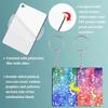 40Pcs Heat Pressed Keychain Blanks Versatile Key Rings for DIY Crafts Supplies