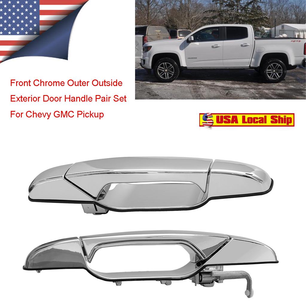 Rear Chrome Outside Exterior Door Handle Driver Left LH for Silverado Sierra