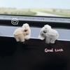 NEW Cute Cartoon Plush Koala Car Interior Decoration Auto Rearview Mirror Control Screen Decoration Car Interior Accessories