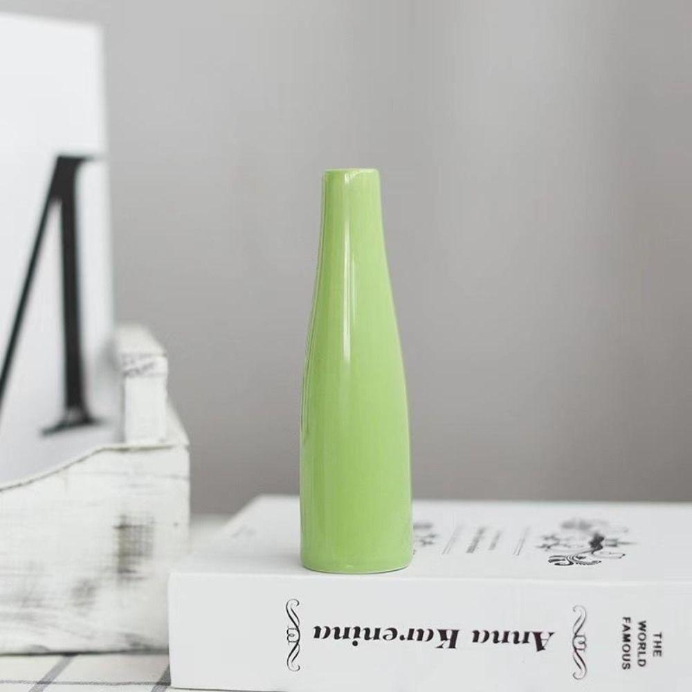 Mini Flower Vase Ceramic Hydroponic Flower Holder Flower Arrangement Container Flower Pot  Gift
