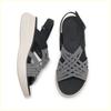 2025 Summer New Md Outsole Casual Lightweight Rubber Thick-Soled Sandals Comfortable Lightweight Velcro Sports Wedge Cloth