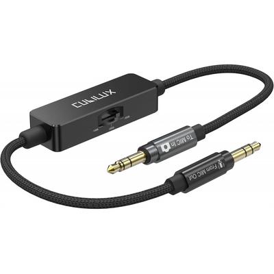 Cubilux 3.5mm Trs Line To Microphone attenuaTor Cable  Switchable   10db  20db  