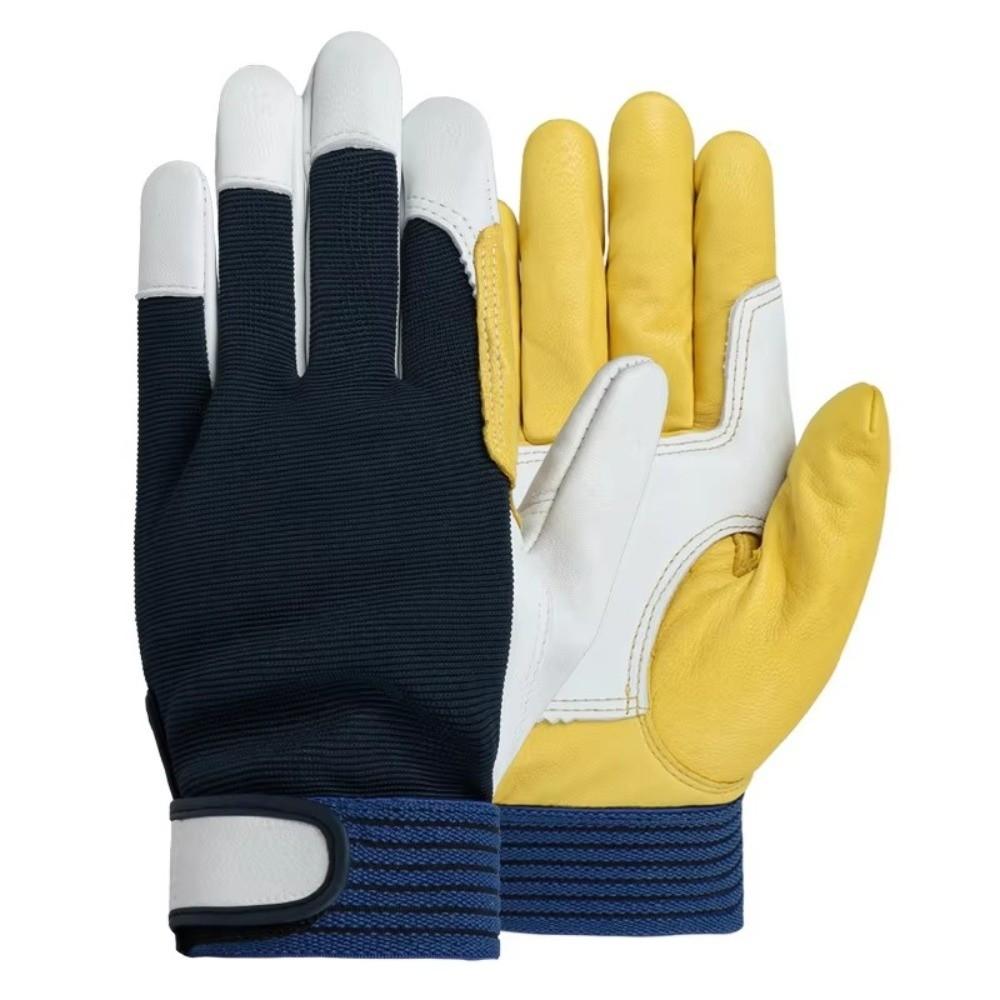 1 pair Thickened Labor Insurance Gloves Wear-Resistant Protective Gloves Wood Cutting