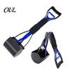 Durable Pet Poop Scooper Dog Pooper Scooper, Portable Waste Cleanup Tool with 20 Bags, Foldable Supplies Carry Case, for Yard, Lawn, Outdoor