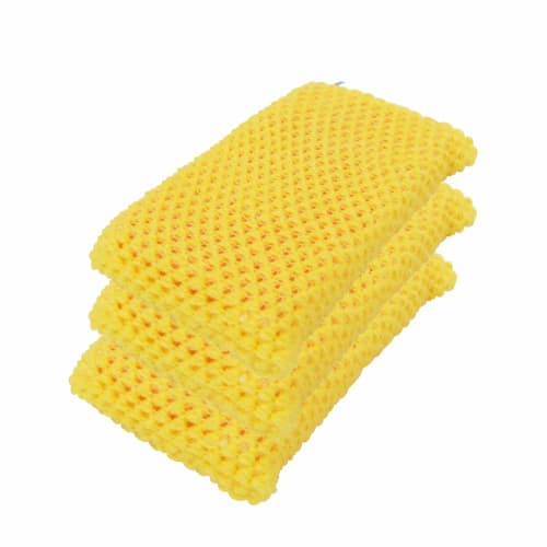 Towa Sangyo Magical Knit Kitchen Sponge, Antibacterial Dishwashing Cleaner Pack, Set of 3