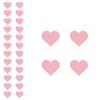 6/8Pieces Love Heart Ornament Valentines Day Heart Hanging Strips For Valentines Day And Wedding Decoration