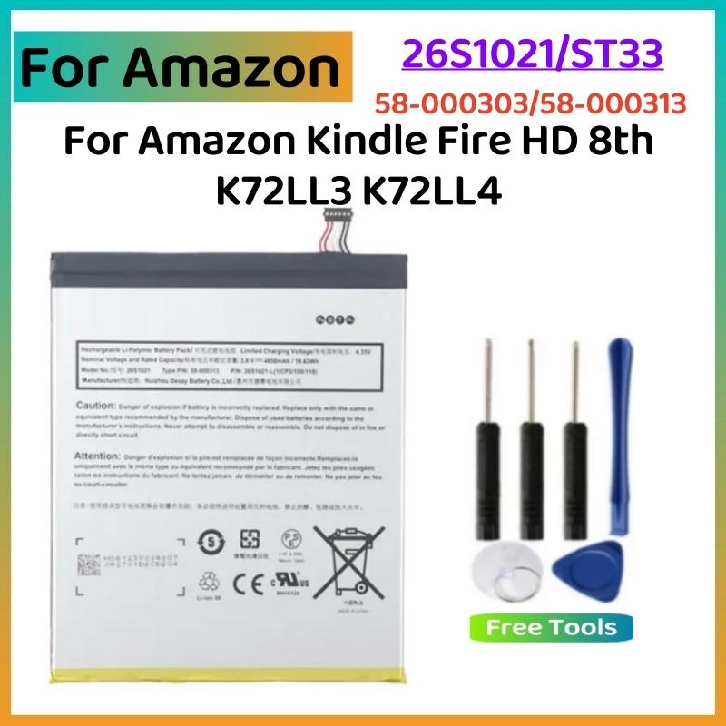 For Amazon Battery Kindle 2 3 7 7th 5th 4th Gen 6" 10th Paperwhite 4 2018 3 2 1 Oasis 1 2 3 Fire HD 8" 7Th 2017 6TH 10.1 7th X7