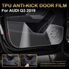 Para Q3 2019 Almohadilla Anti Arañazos para Puerta de Coche de TPU Transparente Película para Borde Interior Panel Lateral de Puerta Delantera Trasera Almohadilla de Protección Accesorios para Coche