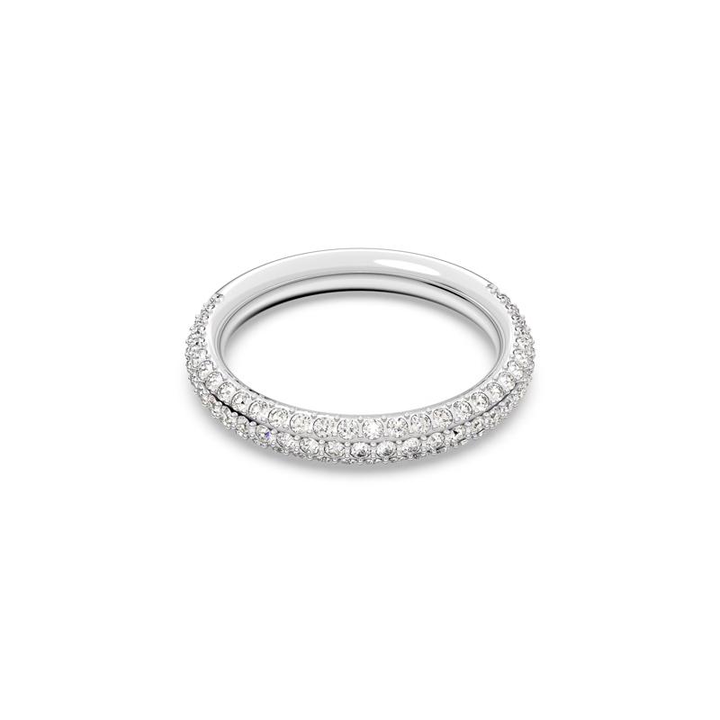 Swarovski Dextera Exquisite Fashion Trend Versatile Rhodium Plated Ring Women s Silver 5402438