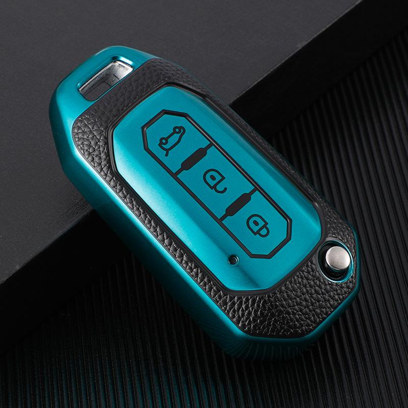 Ford Territory Car Key Cover - Snap Button Protective Shell for Yusheng S350, Men and Women