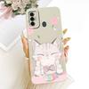 Cover For Tecno Spark 7 2021 Cute Rabbit Casing KF6 KF6j Soft Silicone Casing For Tecno Spark 7 Spark7 Back Cover Coque