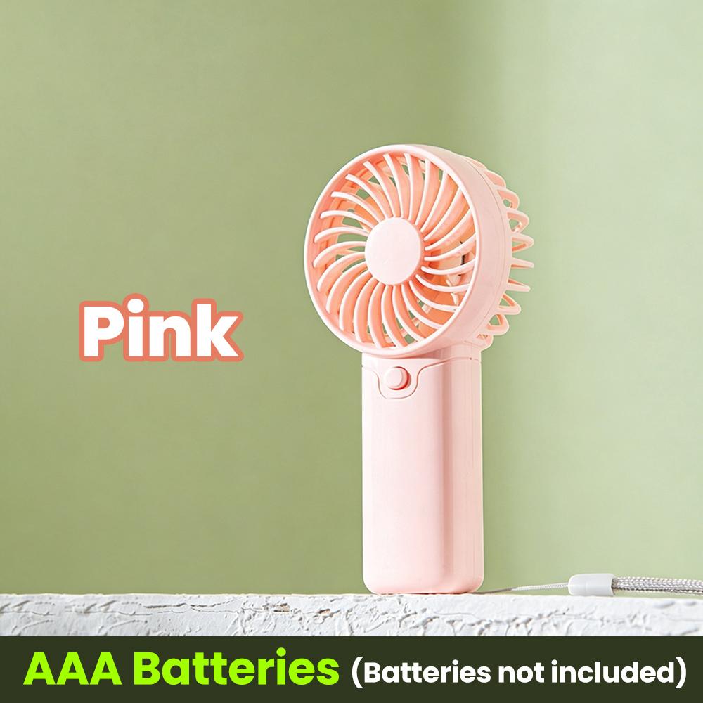 Portable Handheld Small Fan Lightweight Creative Pocket Mini Fan Air Cooler For Student Outdoor Travel Low Noise Ventilation Fan