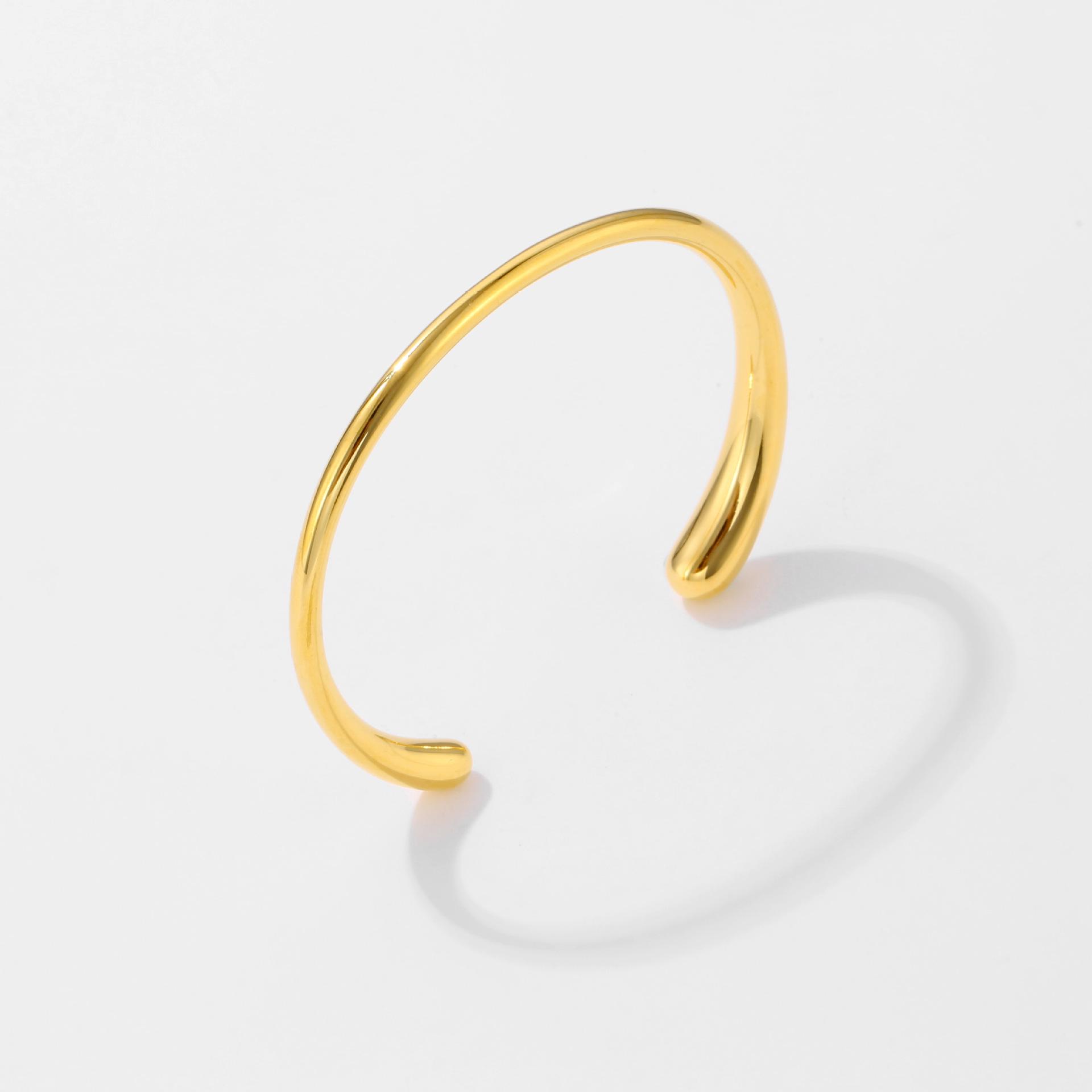 

Браслет-бенгл в европейско-американском стиле с неправильной формой капли воды