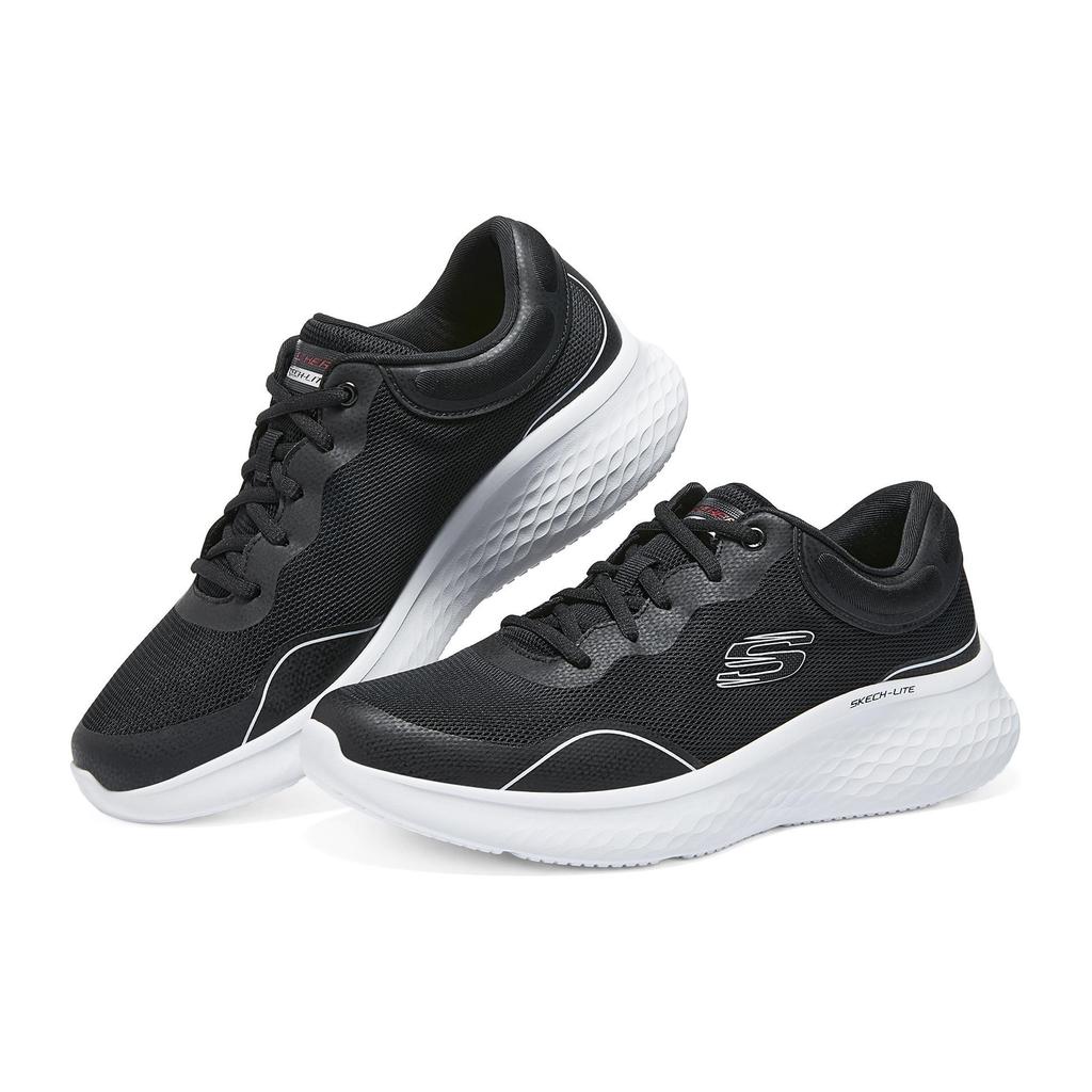 Skechers Lightweight Breathable Soft Comfortable Cushioning Low-Top Casual Shoes Men sneaker Black 232774-BKW