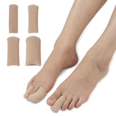 Closed Toe Fiber Moisturizing Sleeve with SEBS Cut Finger for Anti-Foot Rubbing Protection