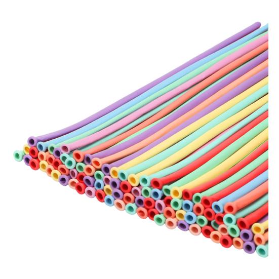 100 ks průhledných latexových balónků, 260 kusů, zahušťovací, dlouhé balónky pro zvířata, modelování, narozeninové, svatební, večírek, příslušenství