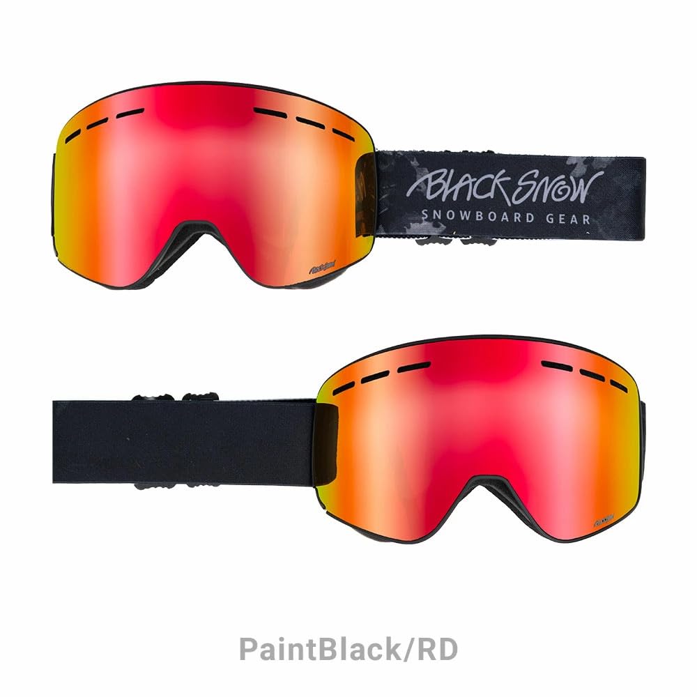 Taiki Sato Snowboardbrille BLACKSNOW BS25EFGG03 B Black Snow [BLACK SNOW] Herren
