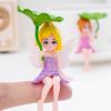 Miniature di Fate Ragazze Fatate Ornamenti con Foglia di Loto per Fioriera Giardino Fatato Paesaggi Muschiosi Scrivania di Casa Scaffale Decorazione per Auto