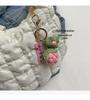 Korean Style Cloud Pleats Cotton Jacket Bag for Girls - Versatile Large Capacity Dumpling Shoulder Handbag