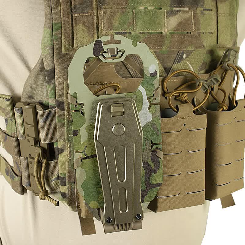 Tactical MOLLE Folding Navigation Board Phone Holder