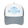 Belvedere Logo Youthful Style Baseball cap AntiAging Camping Denim Sports Cap