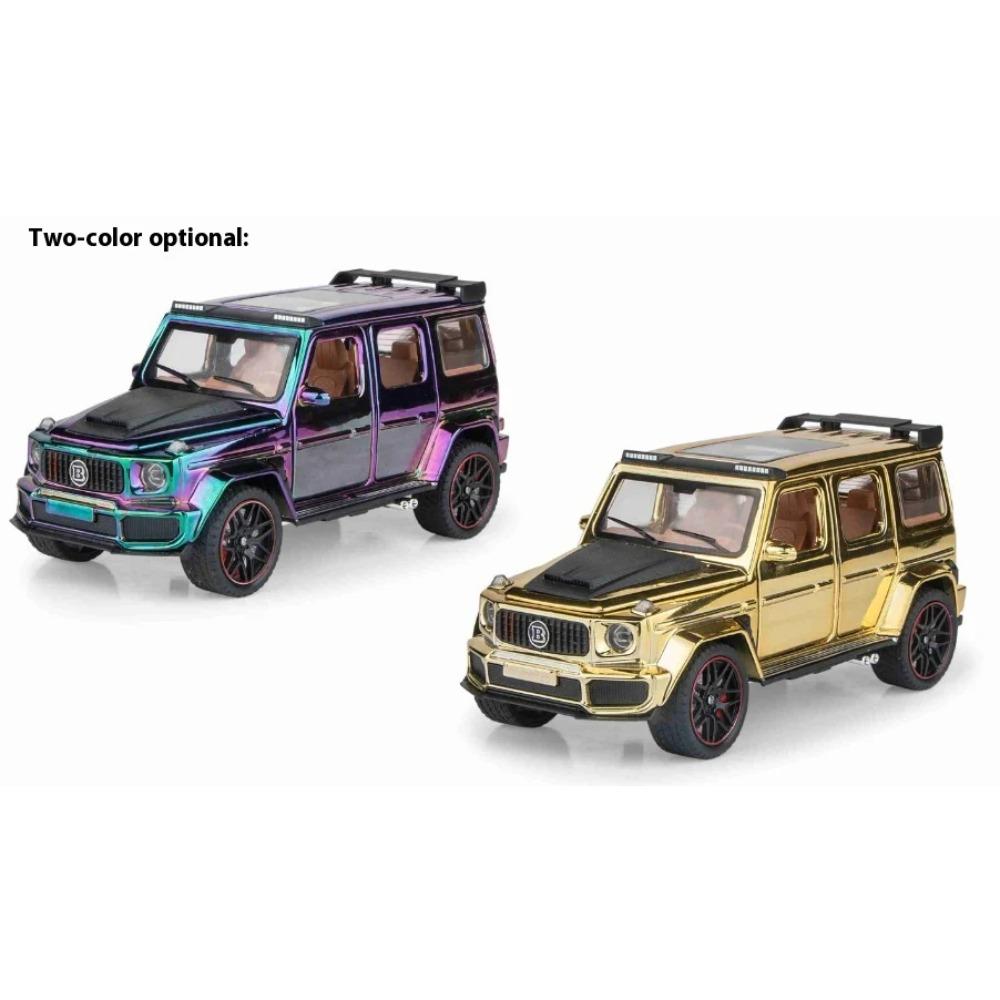 1/32 Scale Benz G800 Electroplated Version Alloy Car Diecast Metal Model Collect Hobby Model Ornaments Kids Toys Present for Children