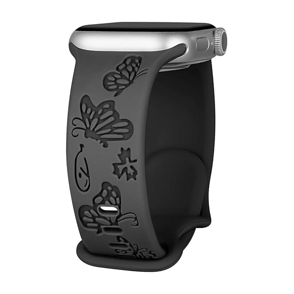 Engraved Straps For Apple Watch Band 46mm 42mm 44mm 45mm 40 41mm 49mm correa bracelet iwatch Series 11 10 9 8 7 6 5 Ultra 3 SE