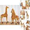 Realistic Giraffe Plush Toy For Kids Perfect Photo Prop And Gift For Birthdays And Holidays