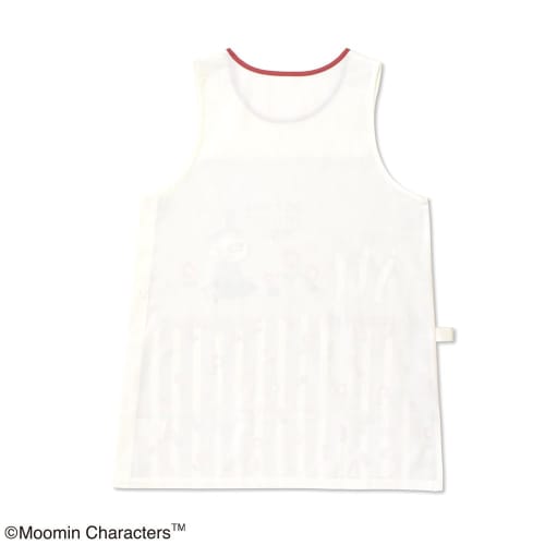 Saint Ladies Moomin Apron, Ivory/Greige, Free Size, M-L
