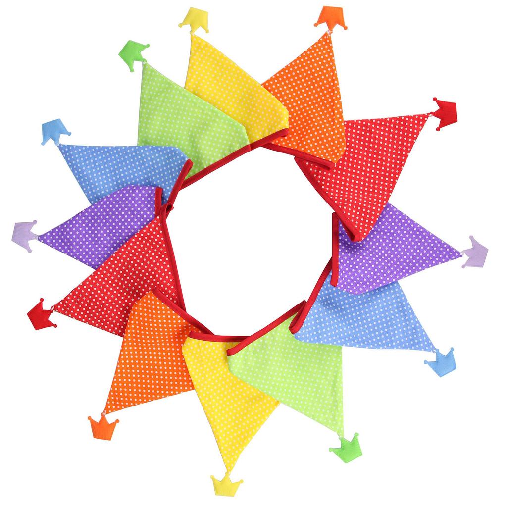 Nordic Style Cotton Triangle Banner - Tent, Wedding, Kindergarten Decoration