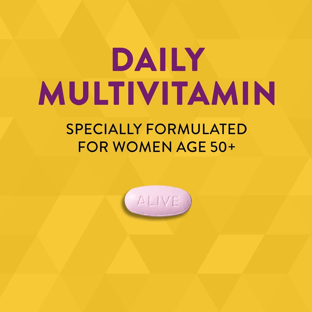 Nature's Way Alive Women's 50+ Complete Multivitamin, 50 Tablets