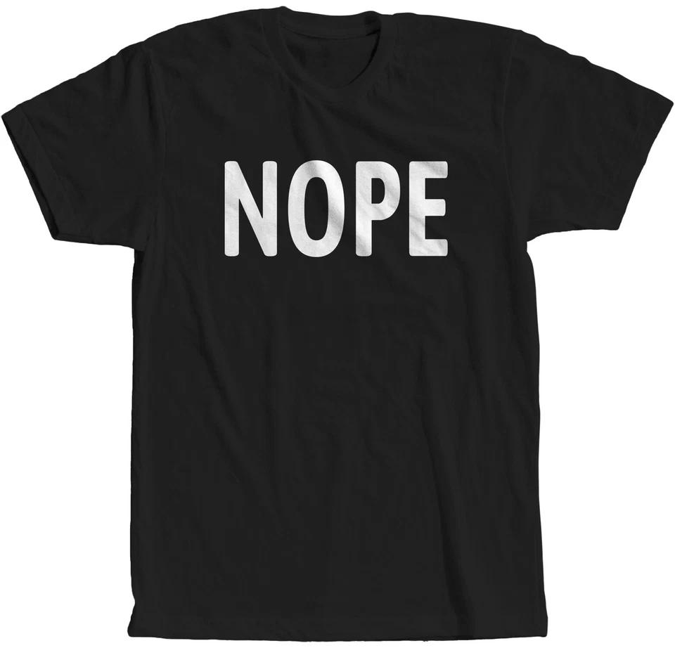 Nope T-Shirt Not Today Satan Devil Vampire Tee Haloween Sarcastic Tee