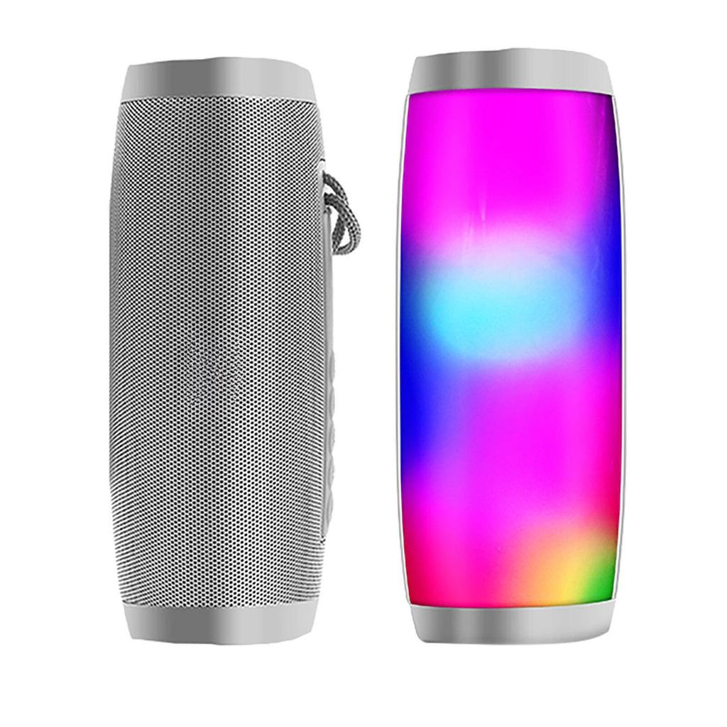 Tragbarer Bluetooth-Lautsprecher, kabellose Basssäule, wasserdichte USB-Lautsprecher für den Außenbereich, unterstützt TF-Karte, Subwoofer-Lautsprecher