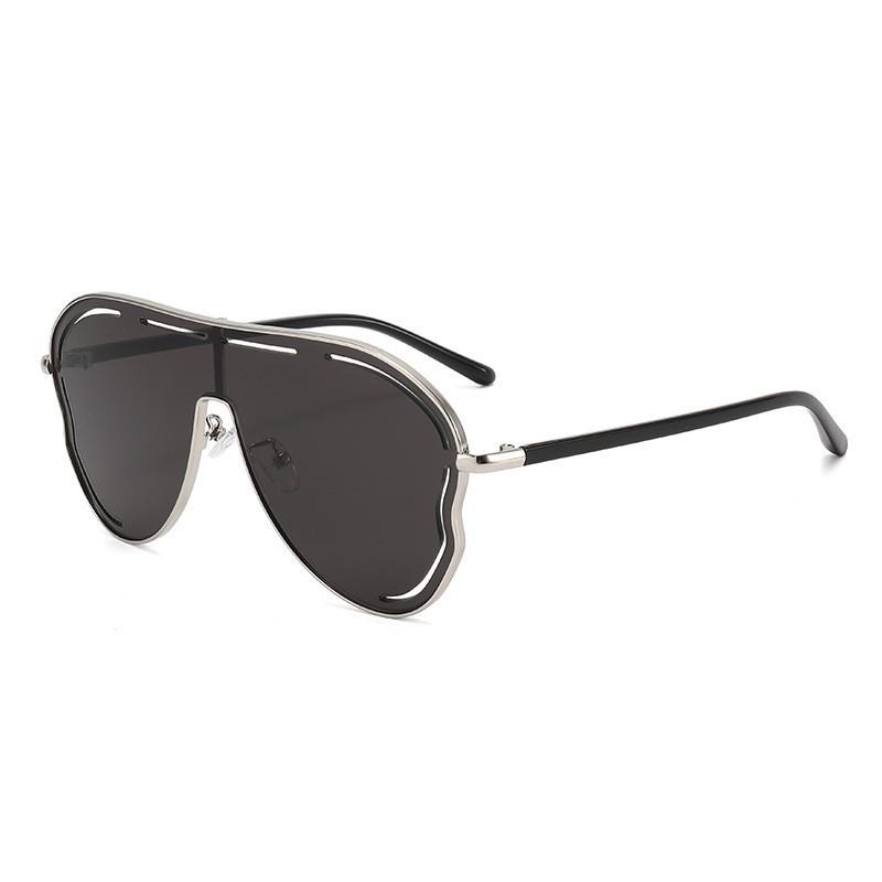 New Y2K Hollow Large-Frame Frog Sunglasses - European & American Style Outdoor Shades