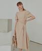 ETMON Pintuck String Dress, Beige
