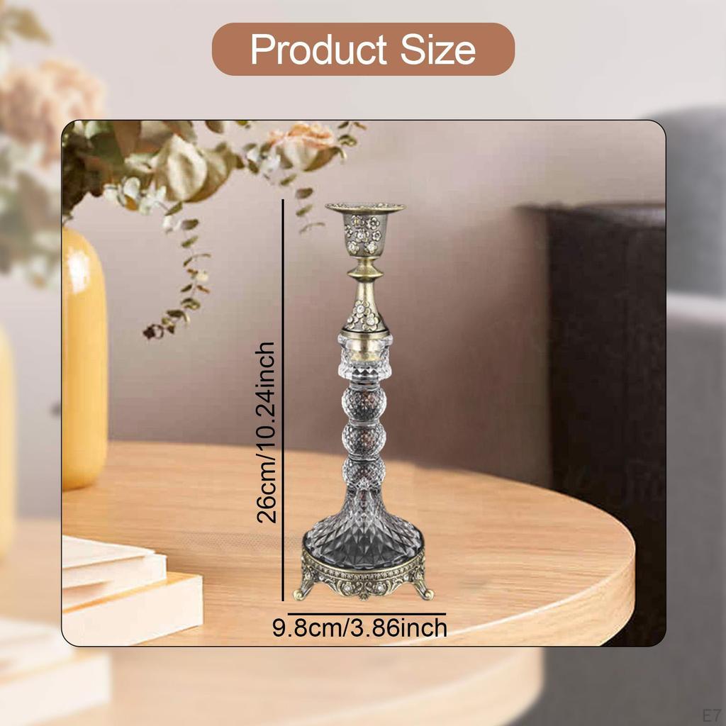 Candle Holder for Taper Candles Modern Design Centerpiece Table and Mantel