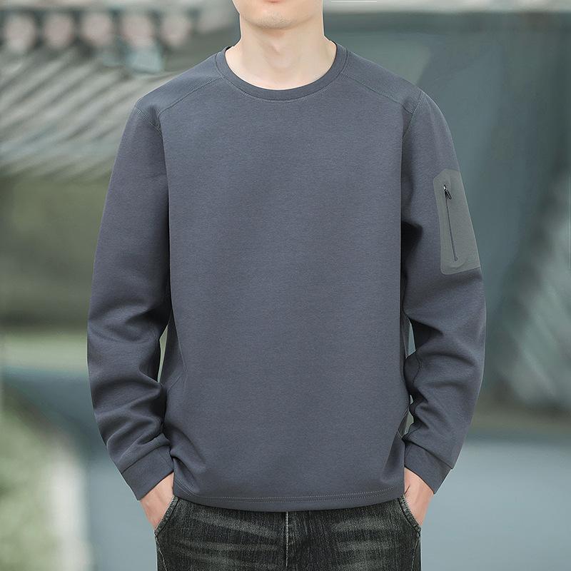 Sweatshirt Men's Loose Casual Round Neck Long Sleeved T-shirt Versatile Top Men