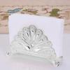 Napkin Holder Classical Metal Peacock Embossed European   Table Tissue Holder Tabletop Freestanding Tissue Dispenser