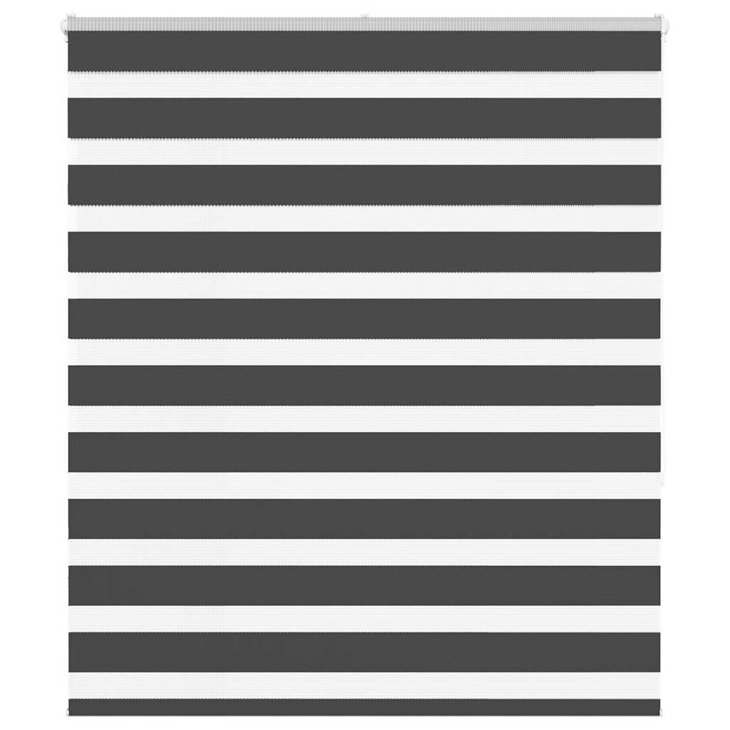 Zebra Roller Blind, Black, Fabric Width 130.9Cm, Polyester