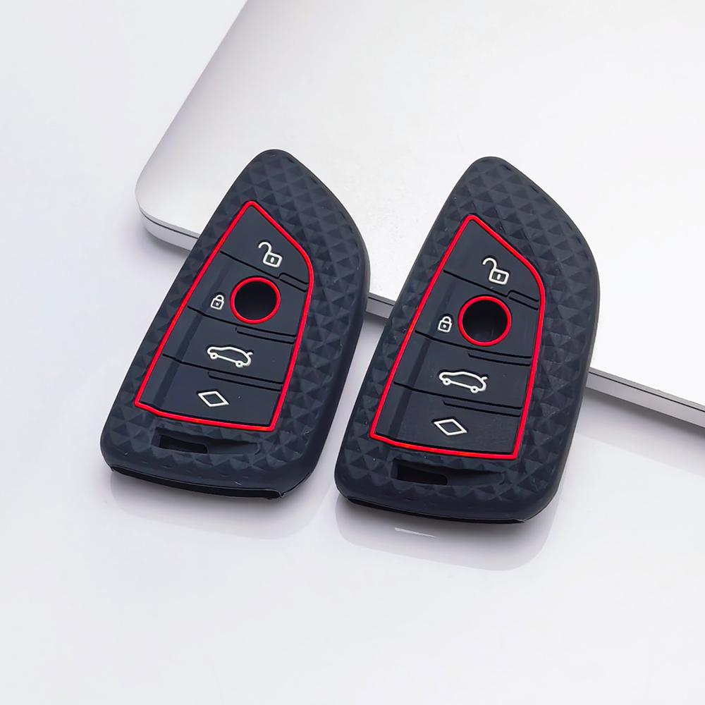 Key Fob Cover for BMW X1 X2 X3 X4 X5 X6 X7 Blade Anti-Scratch Guard Shockproof Protection Soft Grip Texture Responsive Button Touch