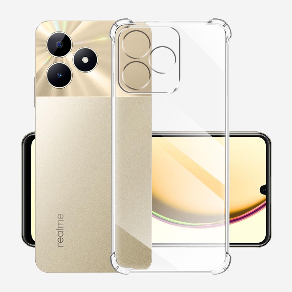For Realme C51S C51 Case Silicone Soft Clear Shockproof Protect Back Cover For Realme C53 Clear Phone Case on Realme C55 Fundas