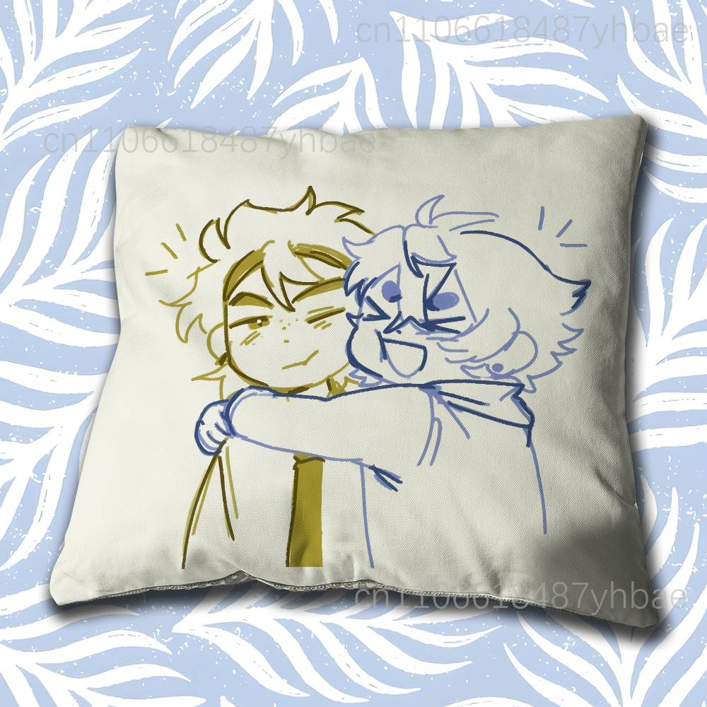 RRebound Of The Heart Pillow Case Short Plush Sofa Decorative Gift Home Doublesided Printing Cushio