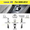 For Lexus ES240 350 2006-2012 Car-Styling 3D/5D Carbon Fiber Car Interior Center Console Color Molding Sticker Decals