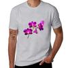 Purple Phalaenopsis (moth) orchids T-Shirt Blouse customizeds mens big and tall t shirts