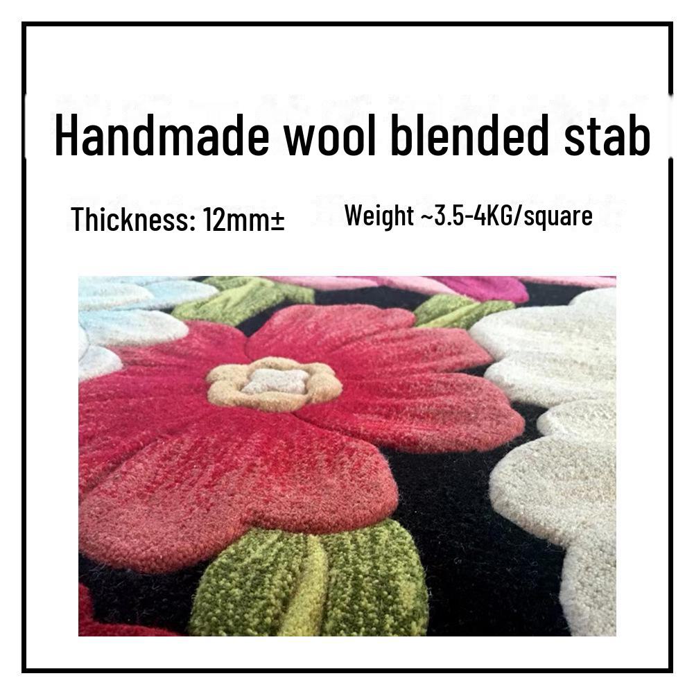 Jinrui Handgefertigter Teppich mit Logo aus Acrylwolle - Konferenz- & Empfangsraum Aufzug Willkommensmatte