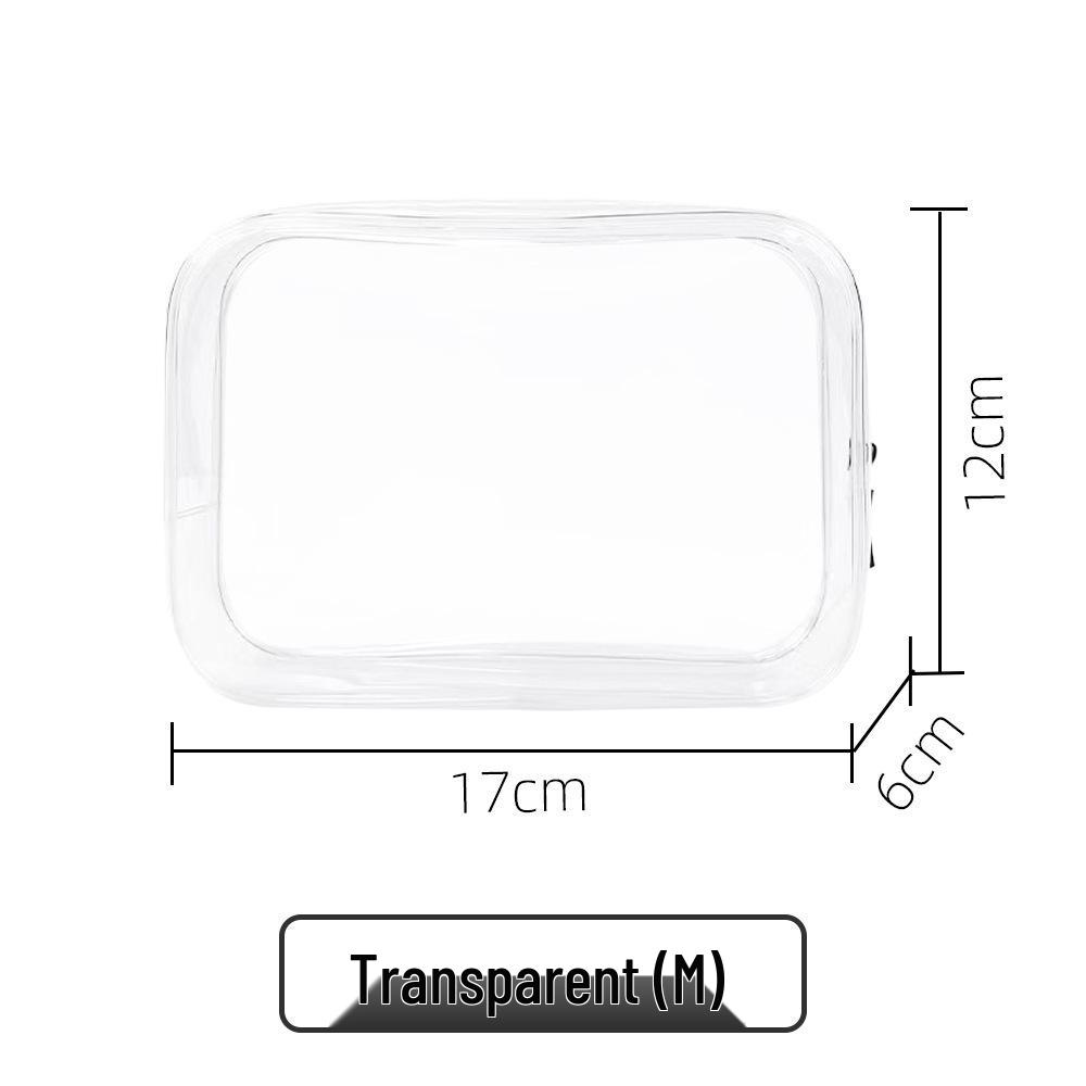 PVC Transparent Travel Cosmetic Bag - Large Capacity, Waterproof, Portable Storage with High-End Feel