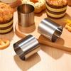 8pcs 5cm Stainless Steel Cake Ring Molds Mousse Cheese Tart Circle Rings Biscuit Mould Kitchen Pastry Baking Tools